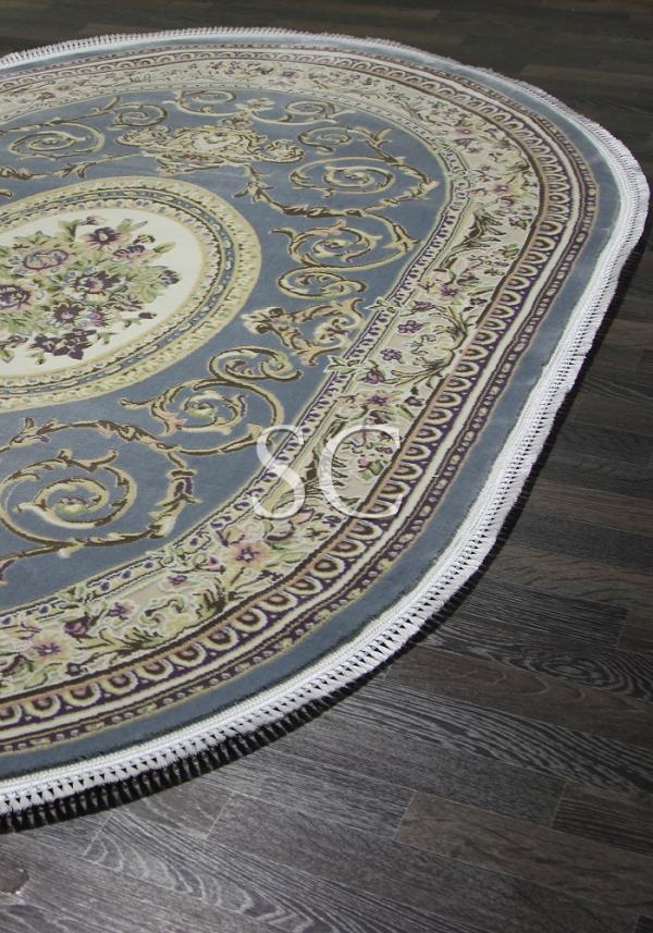 Ковер Napoli 9002A blue овал