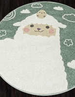 Ковер Merinos Sofit C119 light green круг