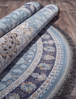 Ковер Иранский Farsi 1200 G253 pale-blue круг 