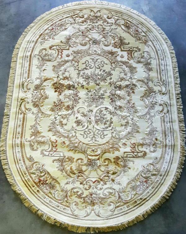Ковер Kunduz 5066 ivory овал